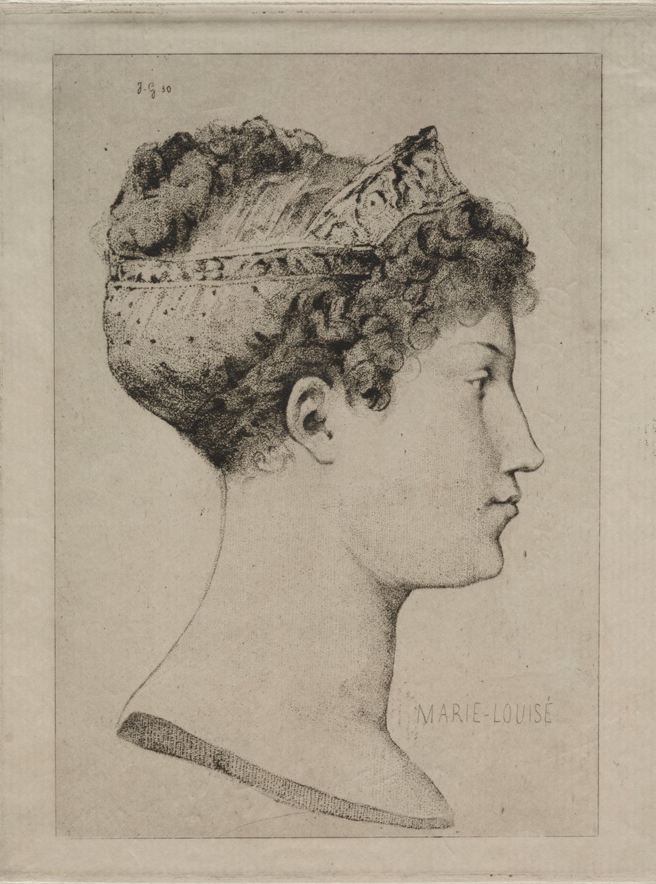 Marie Louise i profil av Jules de Goncourt