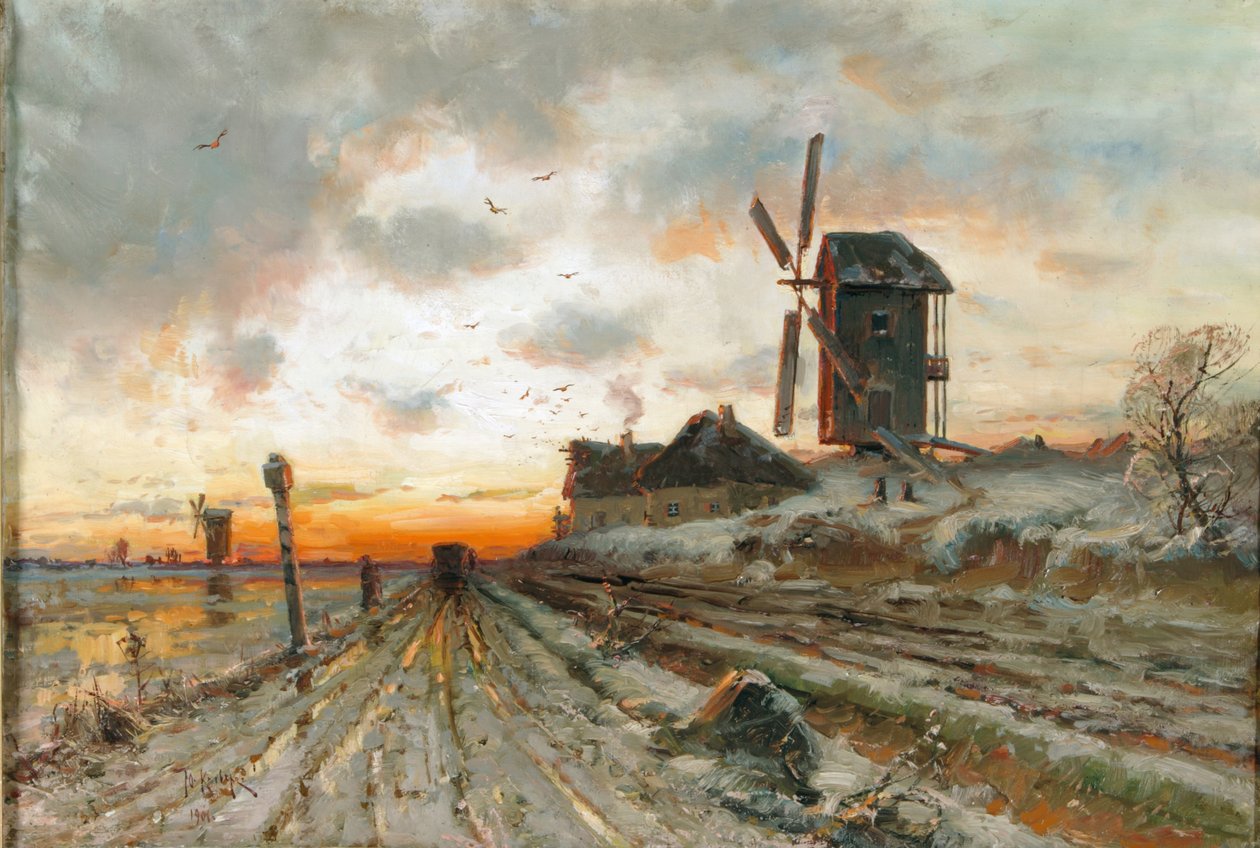 Tidig vår, 1906 av Juli Julievich Klever