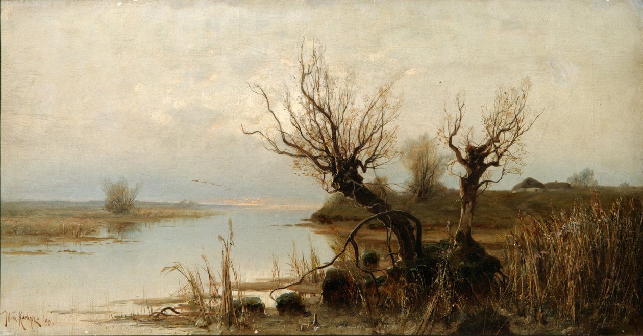 Flood Waters, 1890 av Juli Julievich Klever