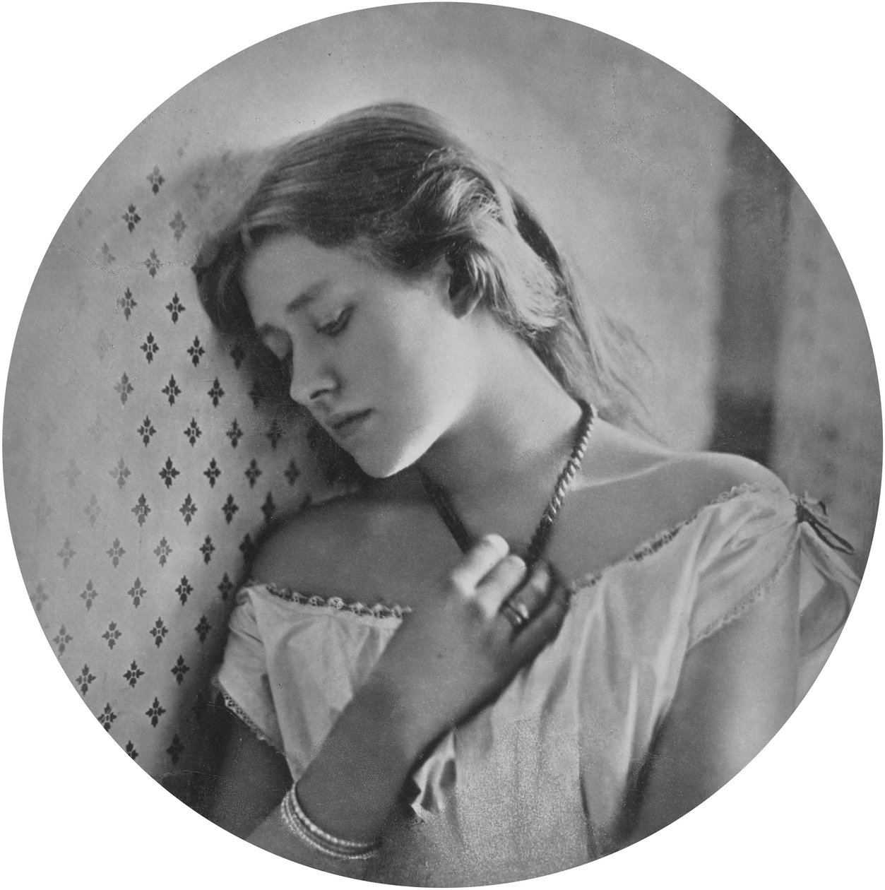 Ellen Terry vid sexton års ålder av Julia Margaret Cameron