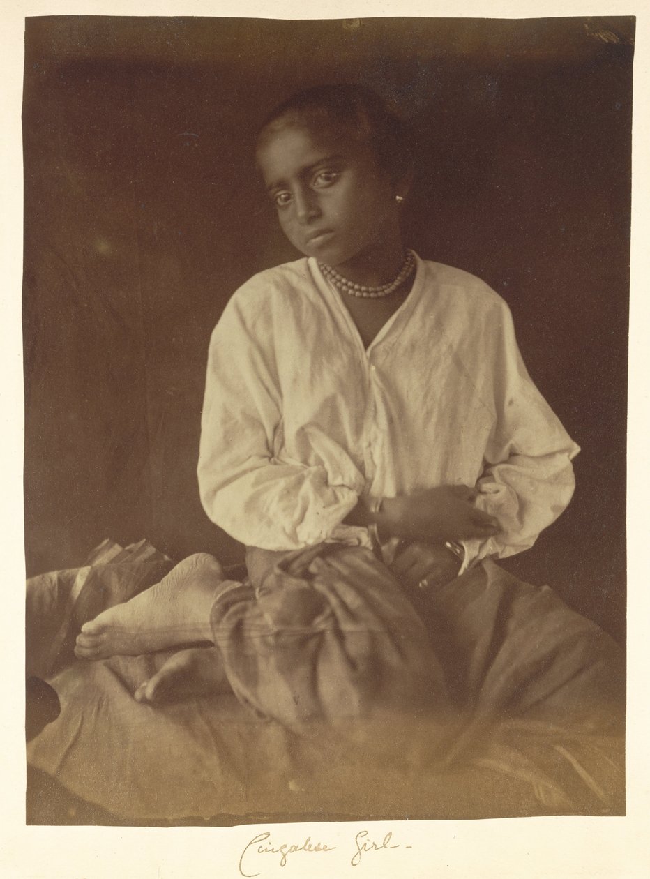 Girl, Ceylon av Julia Margaret Cameron