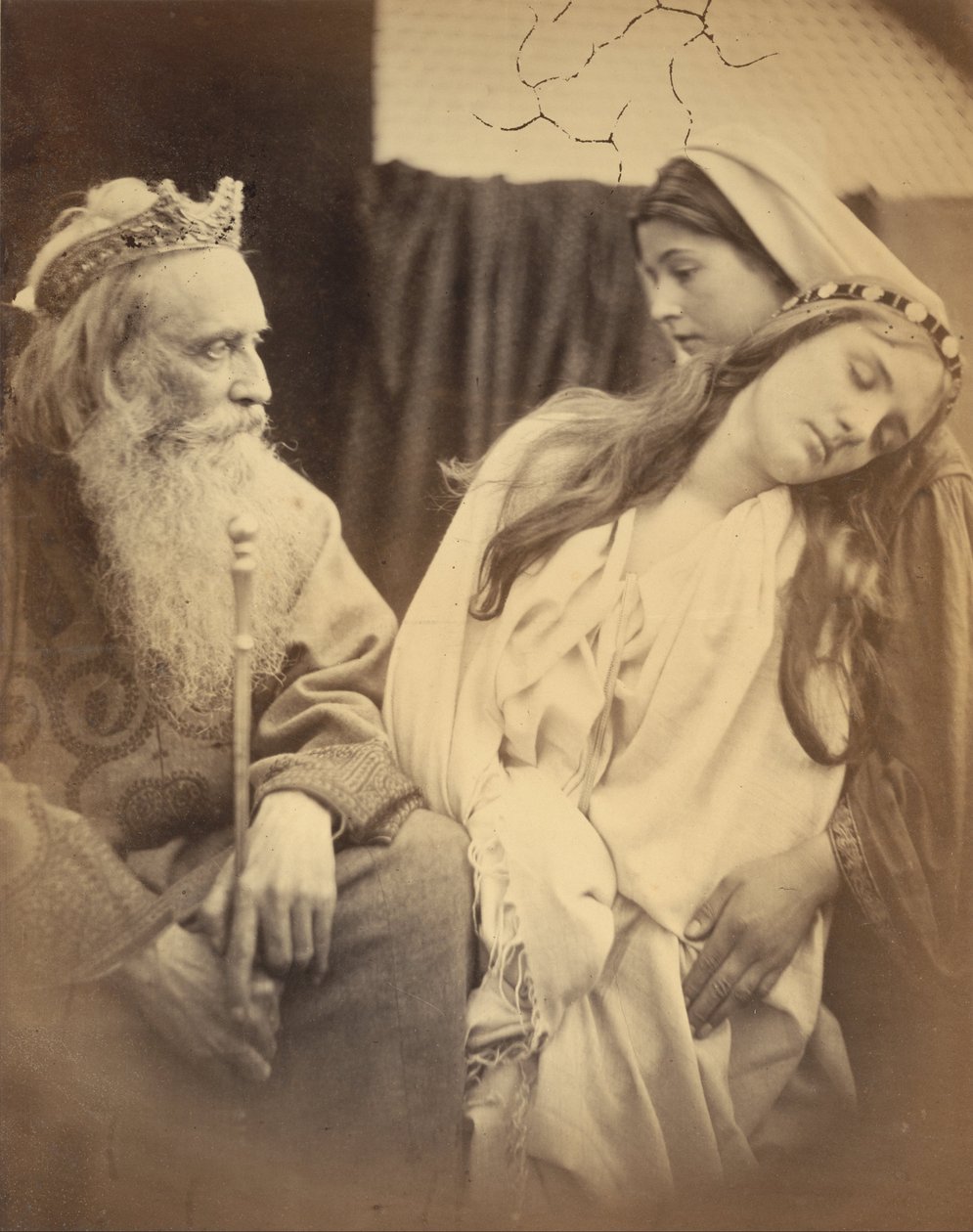 Drottning Ester inför kung Ahasverus av Julia Margaret Cameron