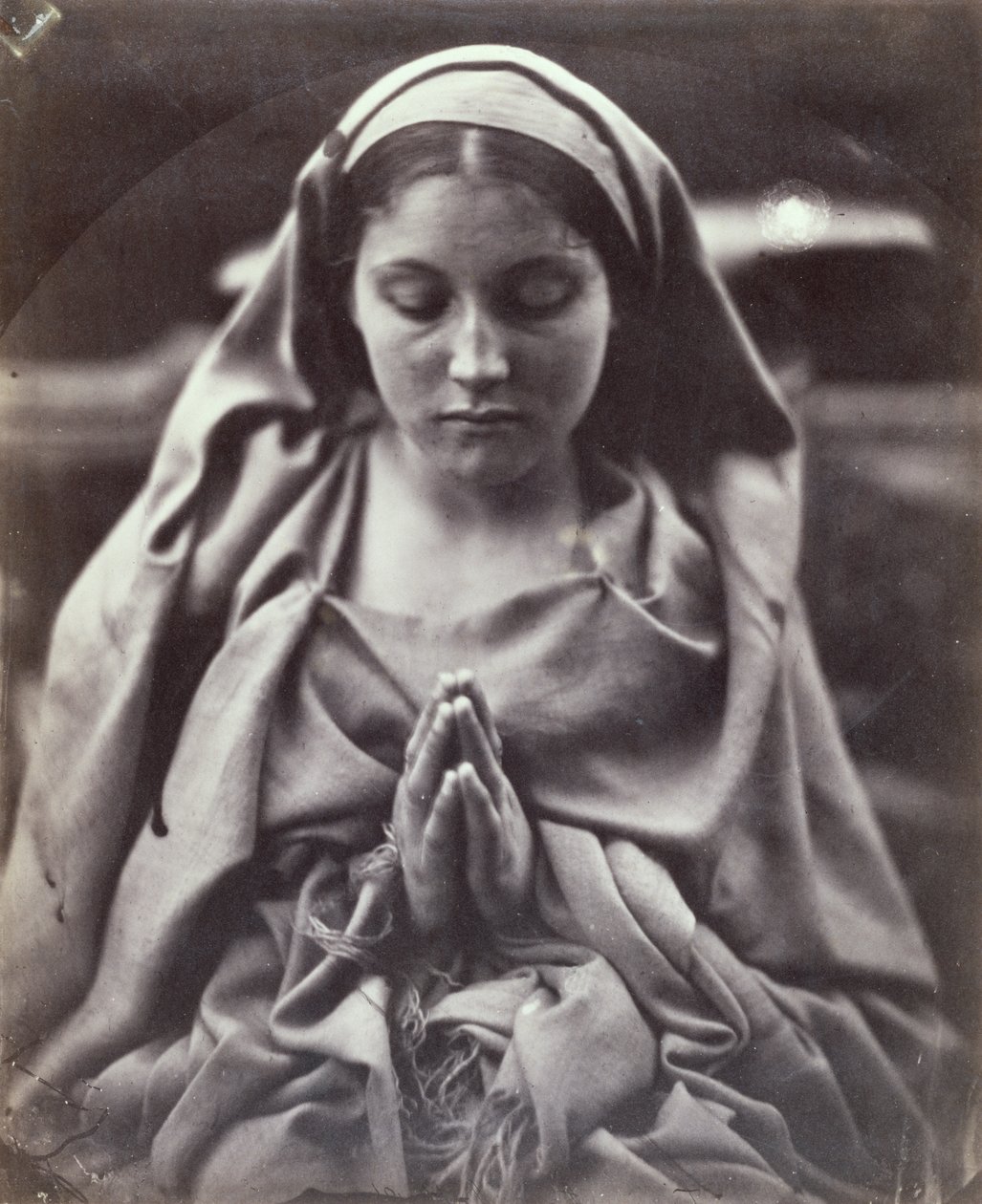 St. Agnes (albumintryck) av Julia Margaret Cameron