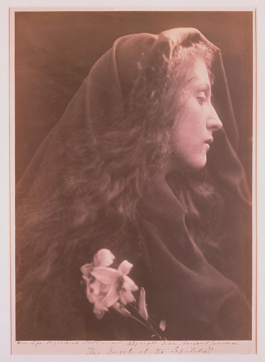 Ängeln vid graven av Julia Margaret Cameron