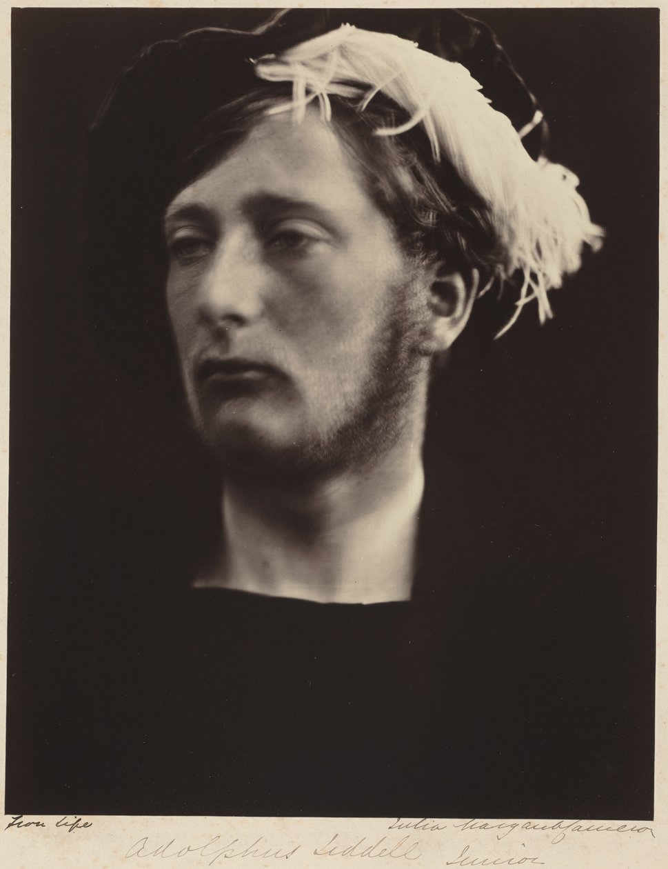 Adolphus Liddell, Junior,1867 (foto) av Julia Margaret Cameron