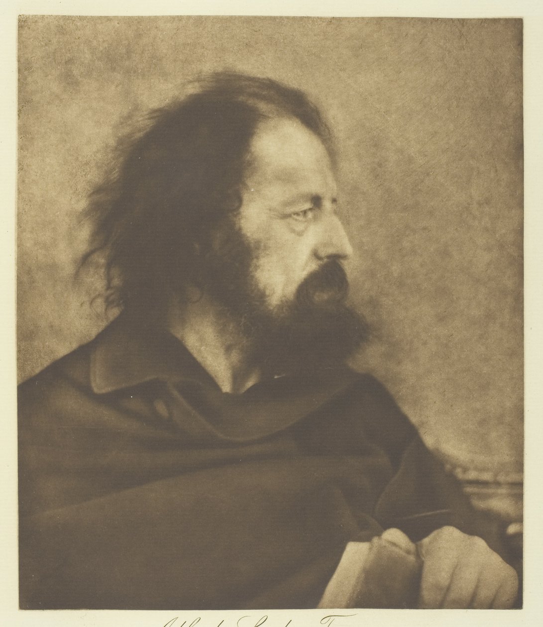 Alfred, Lord Tennyson (Dirty Monk) av Julia Margaret Cameron