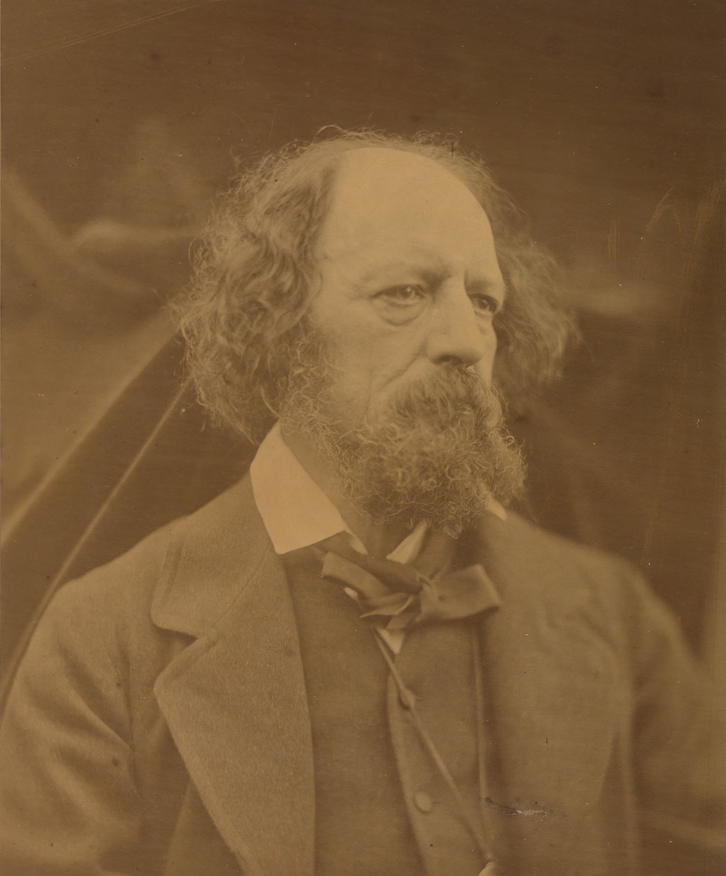 Alfred, Lord Tennyson, ca. 1865. av Julia Margaret Cameron