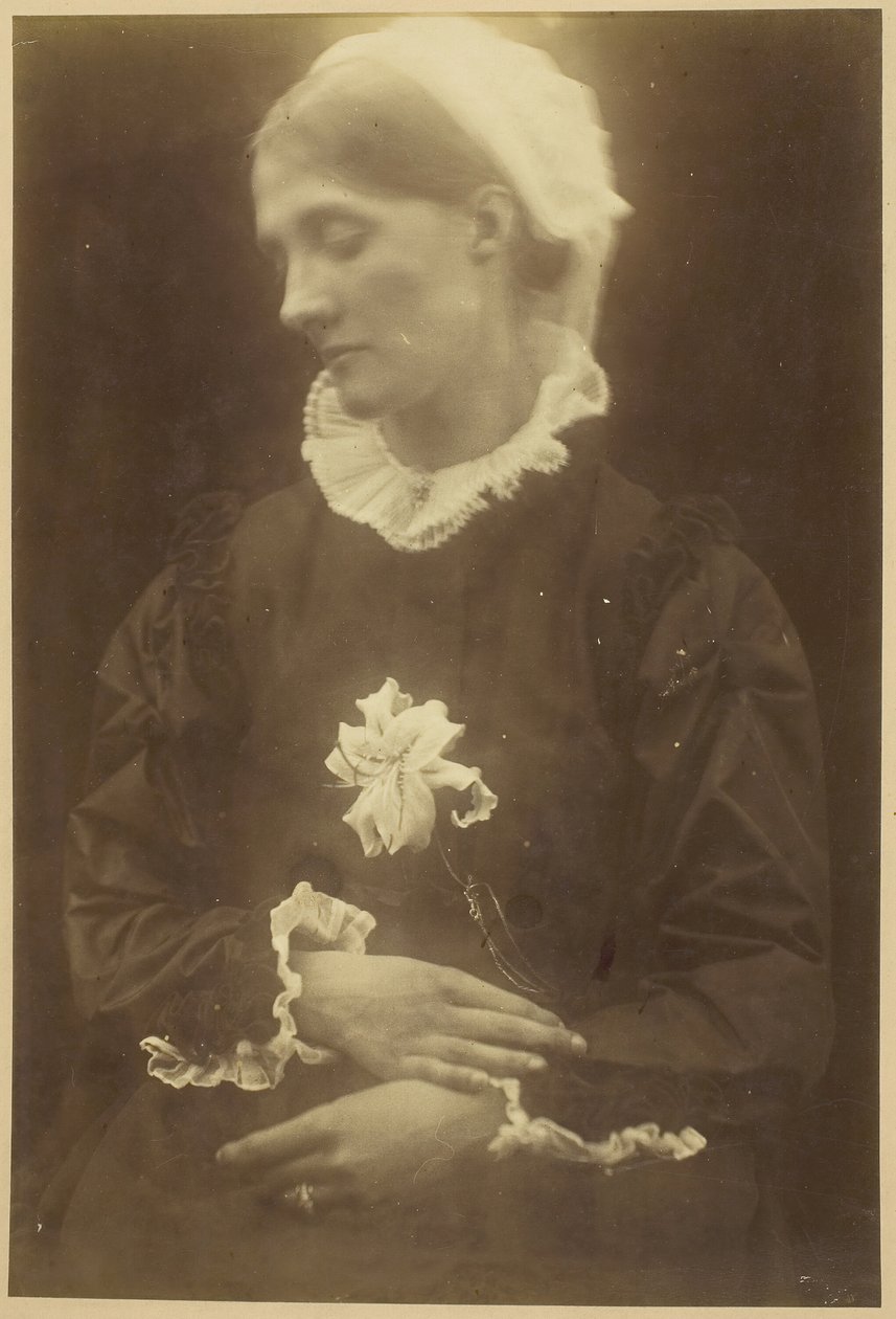 Mrs Herbert Duckworth, ca. 1874. av Julia Margaret Cameron