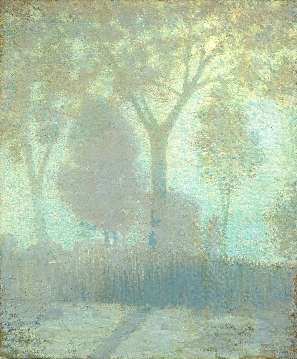 Moonlight, c. 1905. av Julian Alden Weir