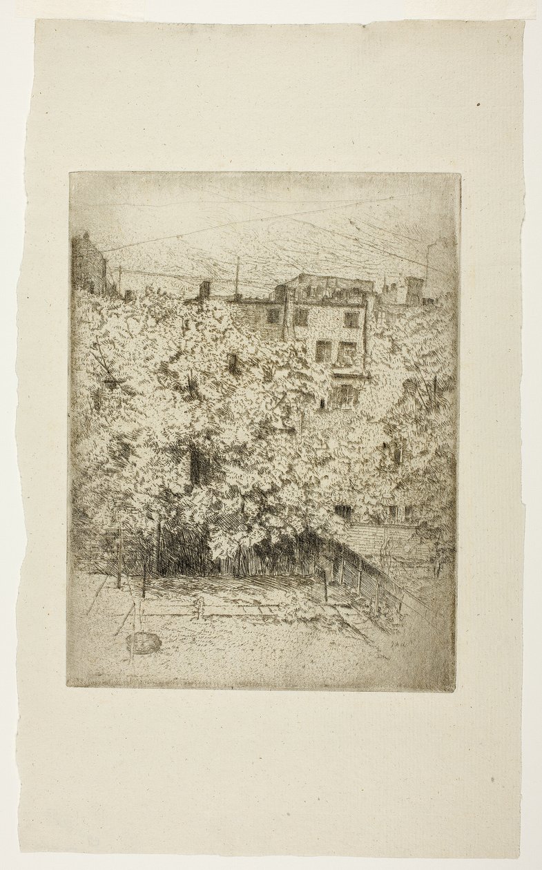 Min bakgård av Julian Alden Weir