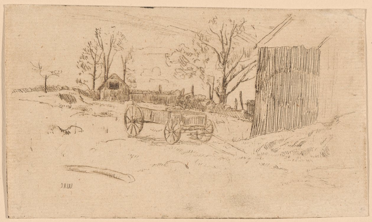Roscoes ladugård av Julian Alden Weir