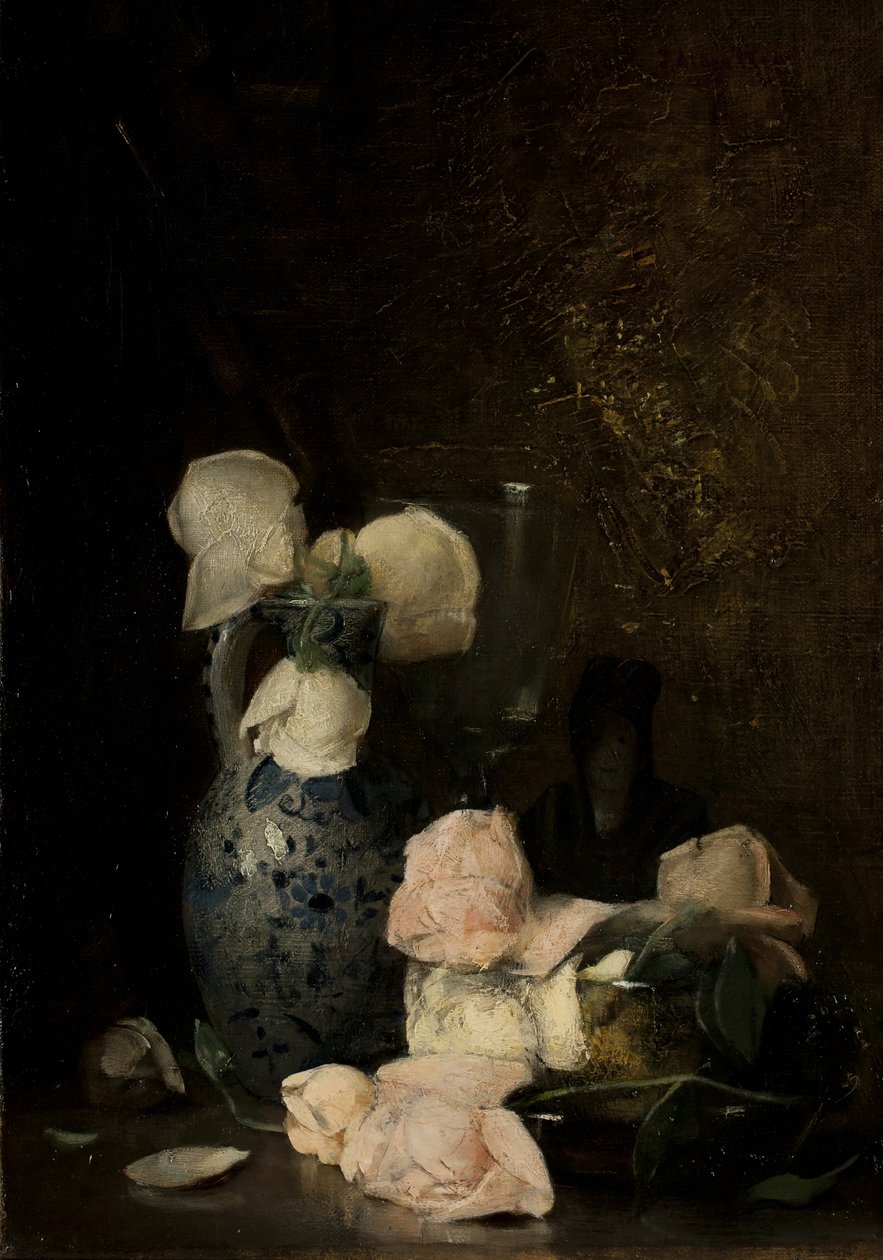 Rosor, ca 1880-90 av Julian Alden Weir