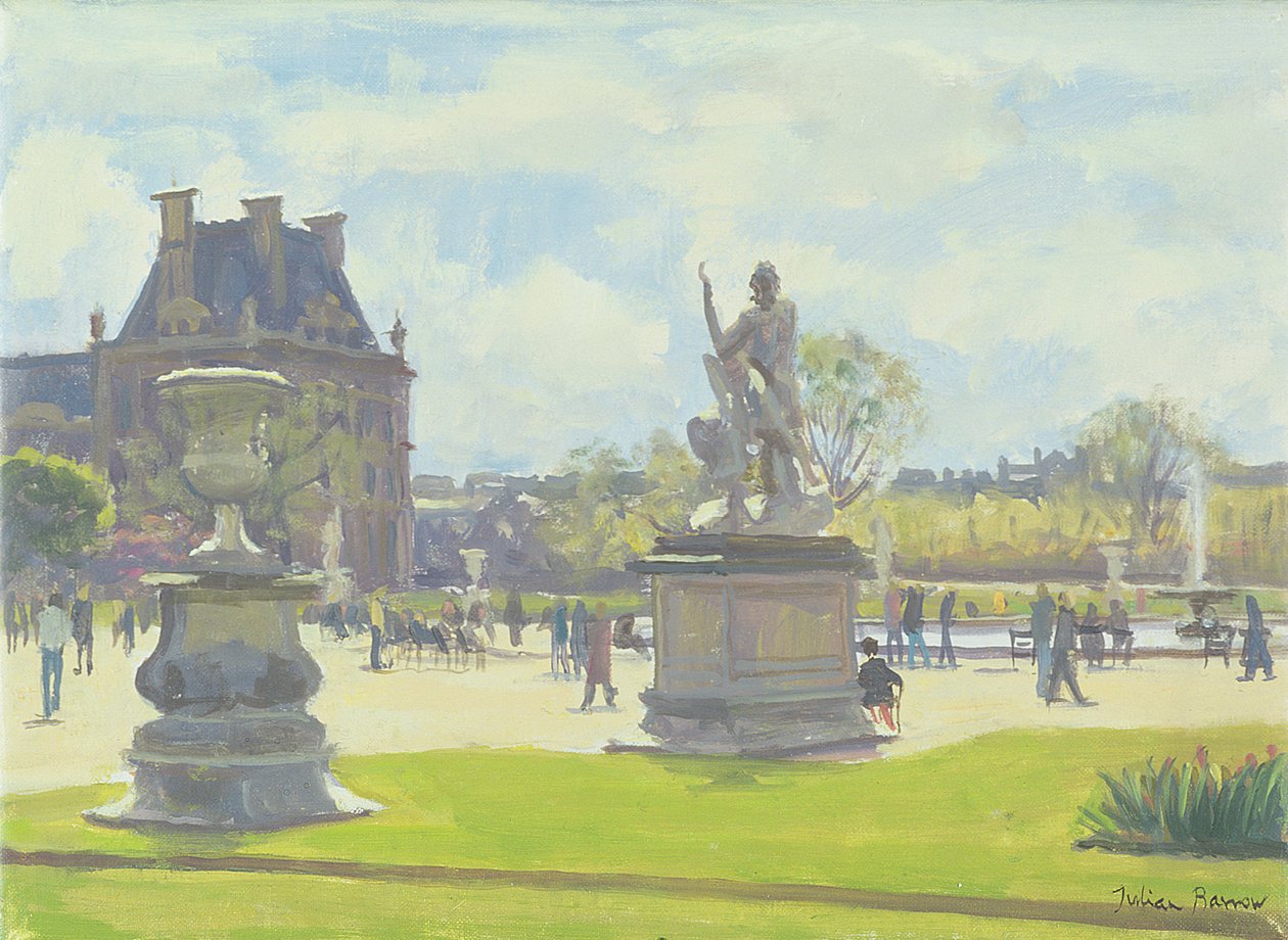 Eftermiddag i Tuilerierna, Paris av Julian Barrow