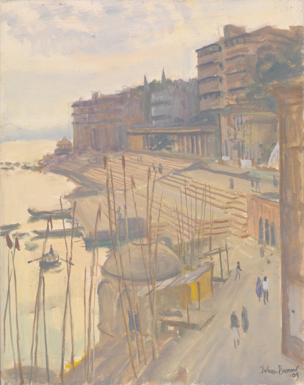 Ganges i Varanesi, 2009 av Julian Barrow