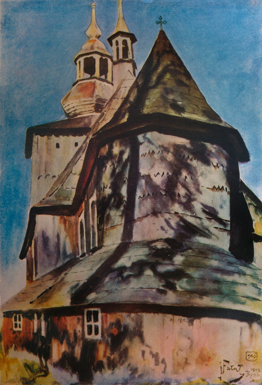 Kyrka nära Krakow, 1913 1934 av Julian Falat