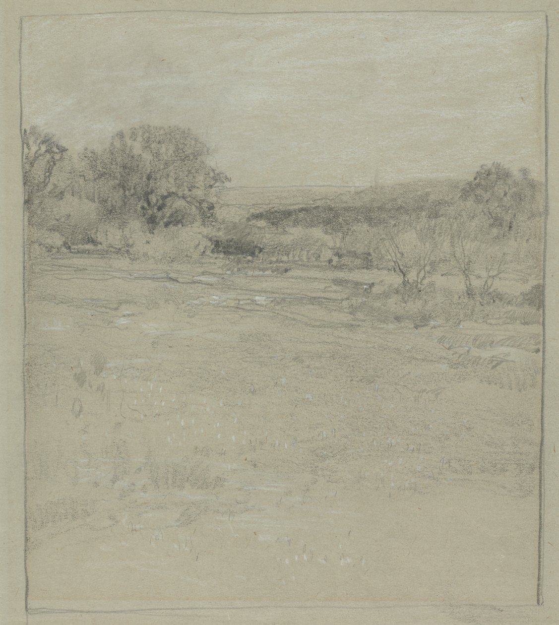 Landskap nära San Antonio av Julian Onderdonk
