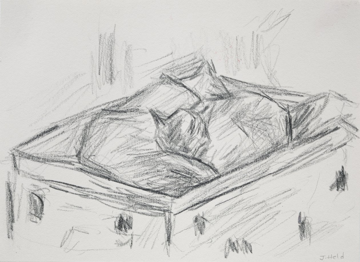 Cats Nestling, 2015 (penna) av Julie Held