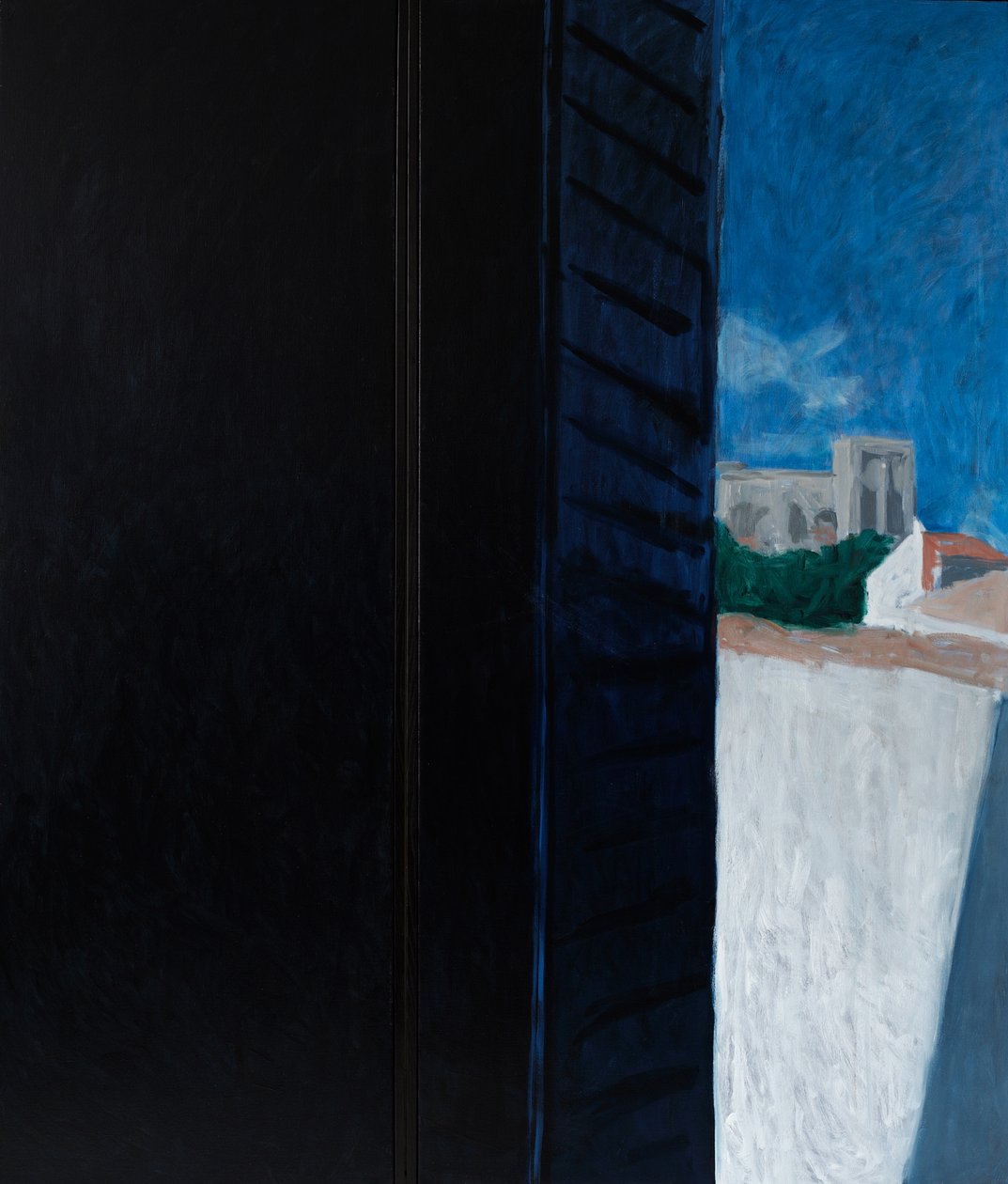 Faletalimalo-Avignon (acrylic ma suauu i luga o tapoleni)swed av Julie Held
