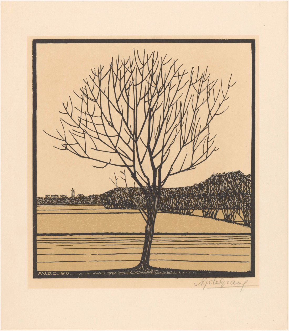 Grönkålsbom av Julie de Graag (signed by artist)