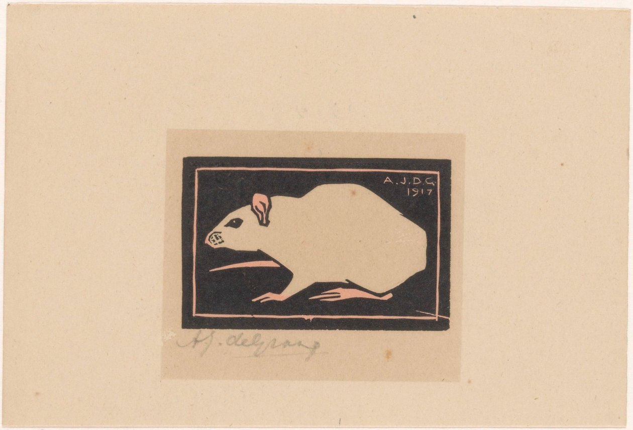 Mus av Julie de Graag (signed by artist)