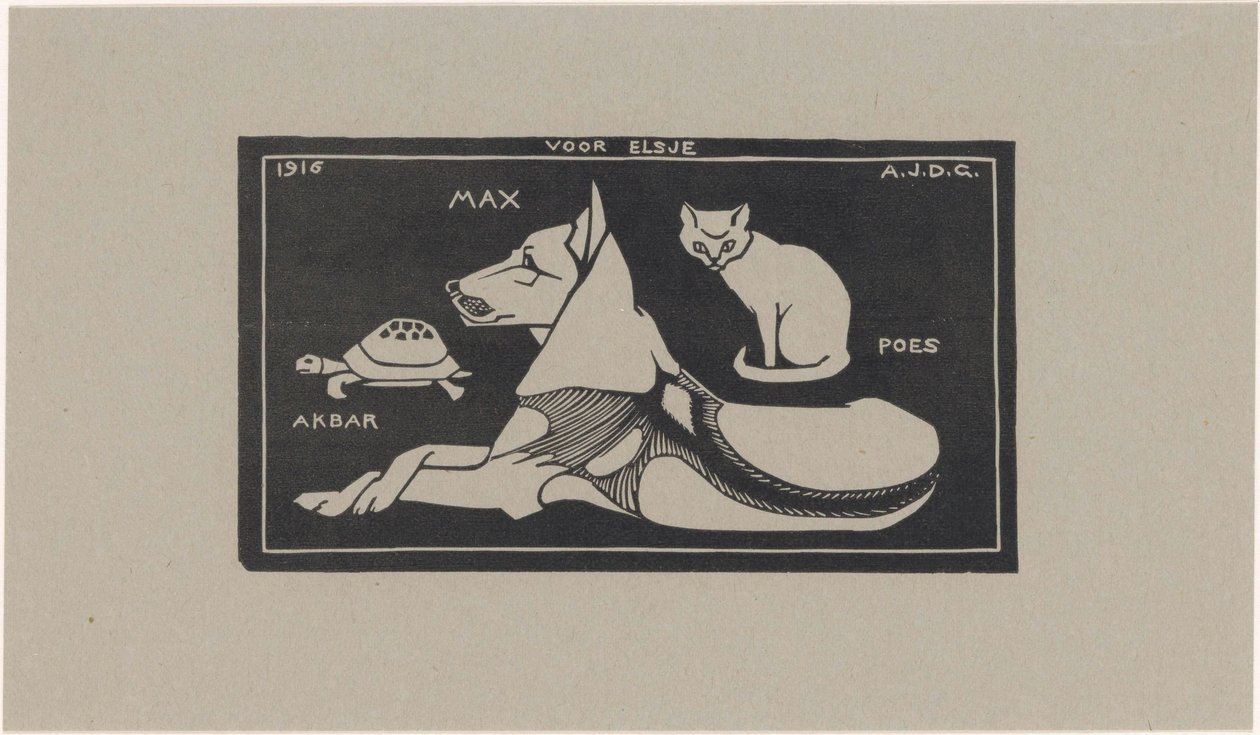 Akbar, Max, Poes (titel på objekt) av Julie de Graag