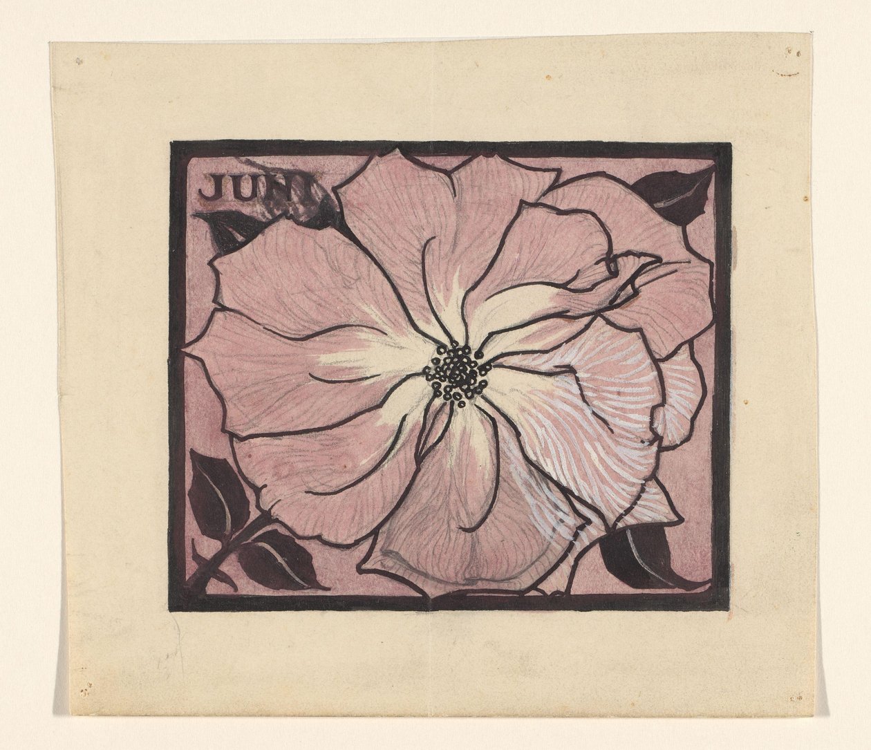 Blomma juni (titel på objekt) av Julie de Graag