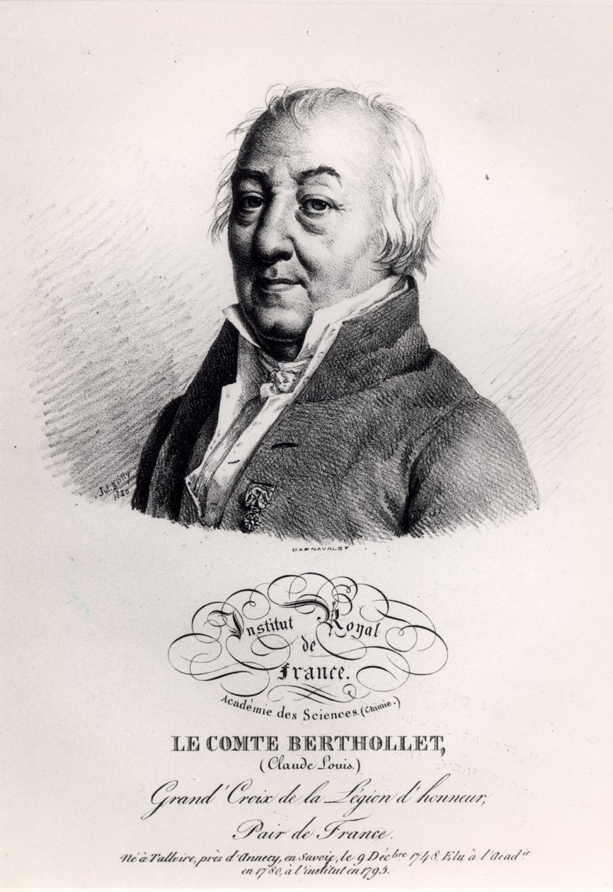 Greve Claude Louis Berthollet (1748-1822) av Julien Leopold Boilly