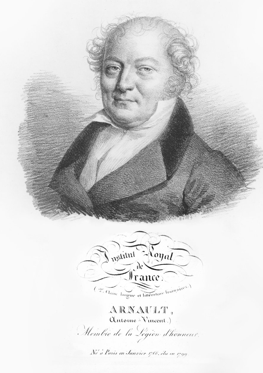 Vincent Antoine Arnault av Julien Leopold Boilly