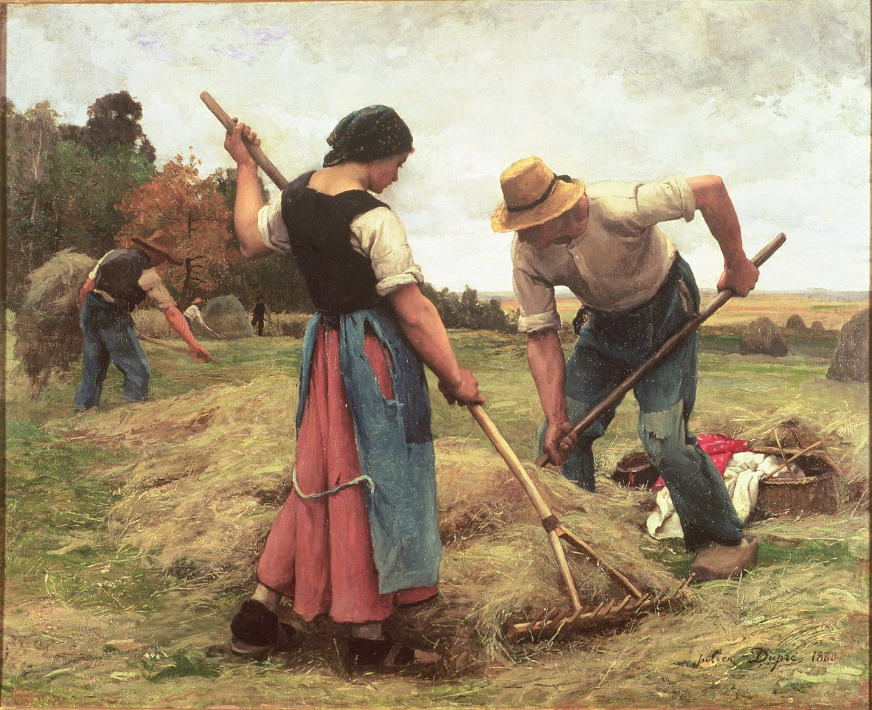 Hovning, 1880 (duk) av Julien Dupre