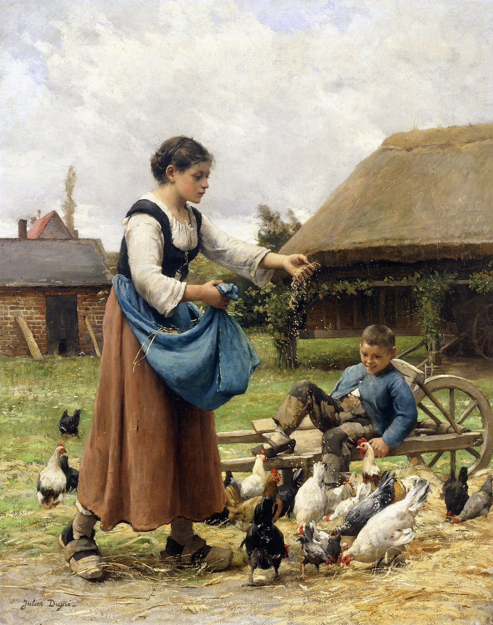 På gården, av Julien Dupre