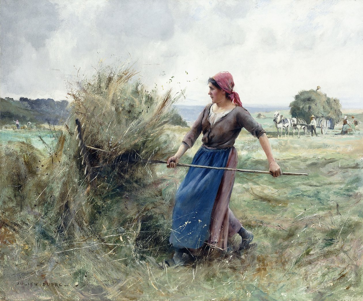 Bonde och hö, av Julien Dupre