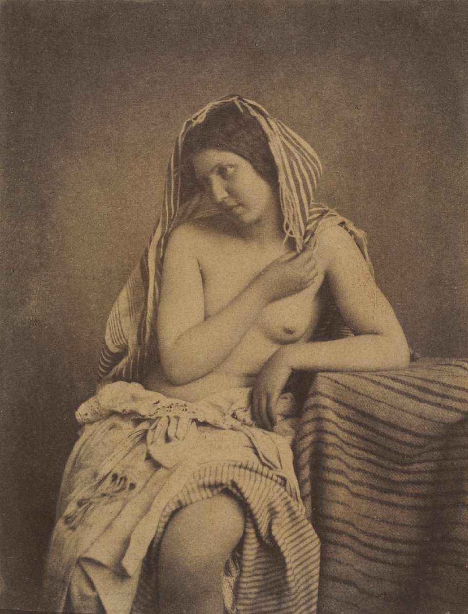Studera efter naturen, c. 1853-1855. av Julien Vallou de Villeneuve