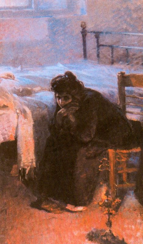Horas de angustia av Julio Romero de Torres