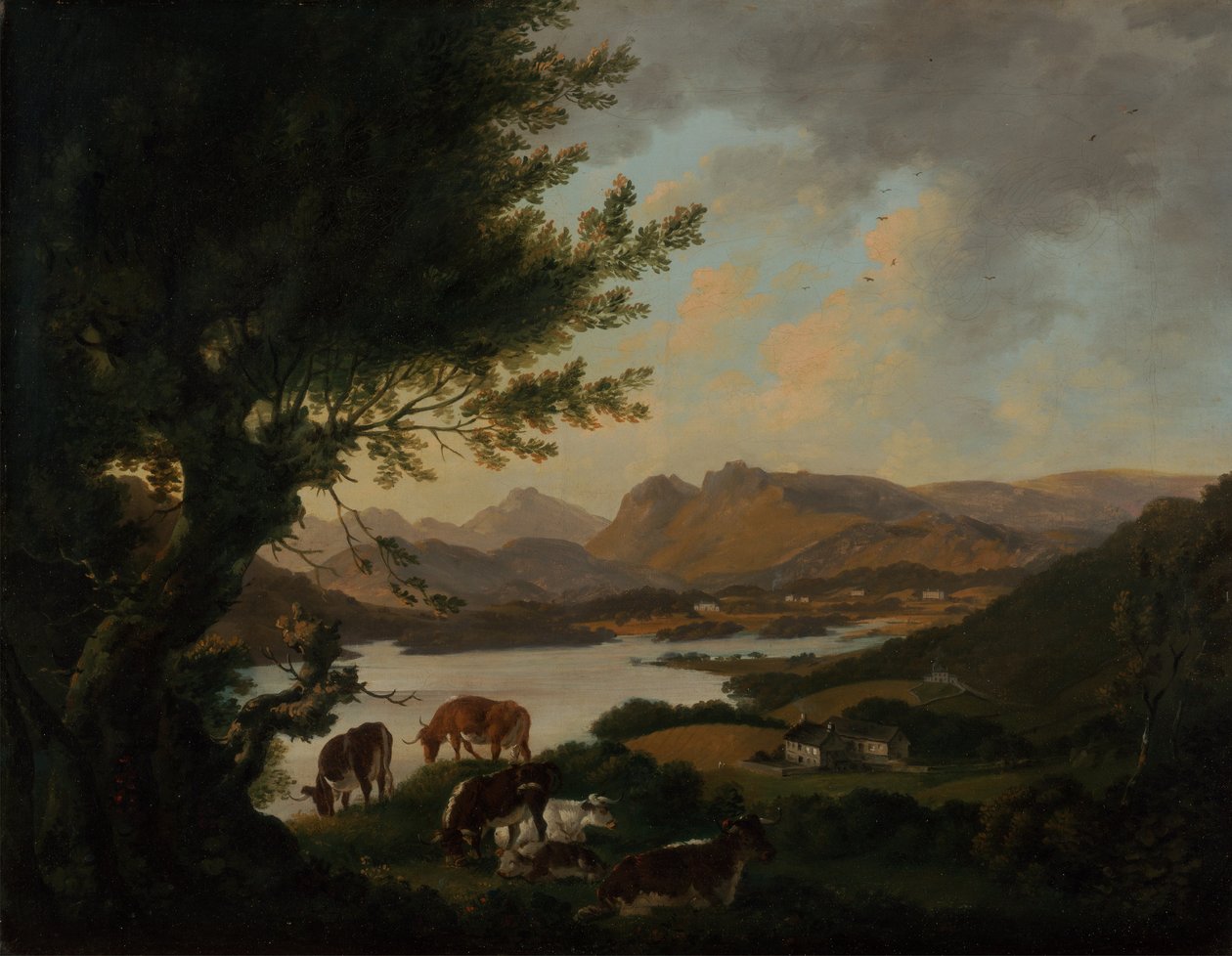 Lake Windermere av Julius Caesar Ibbetson