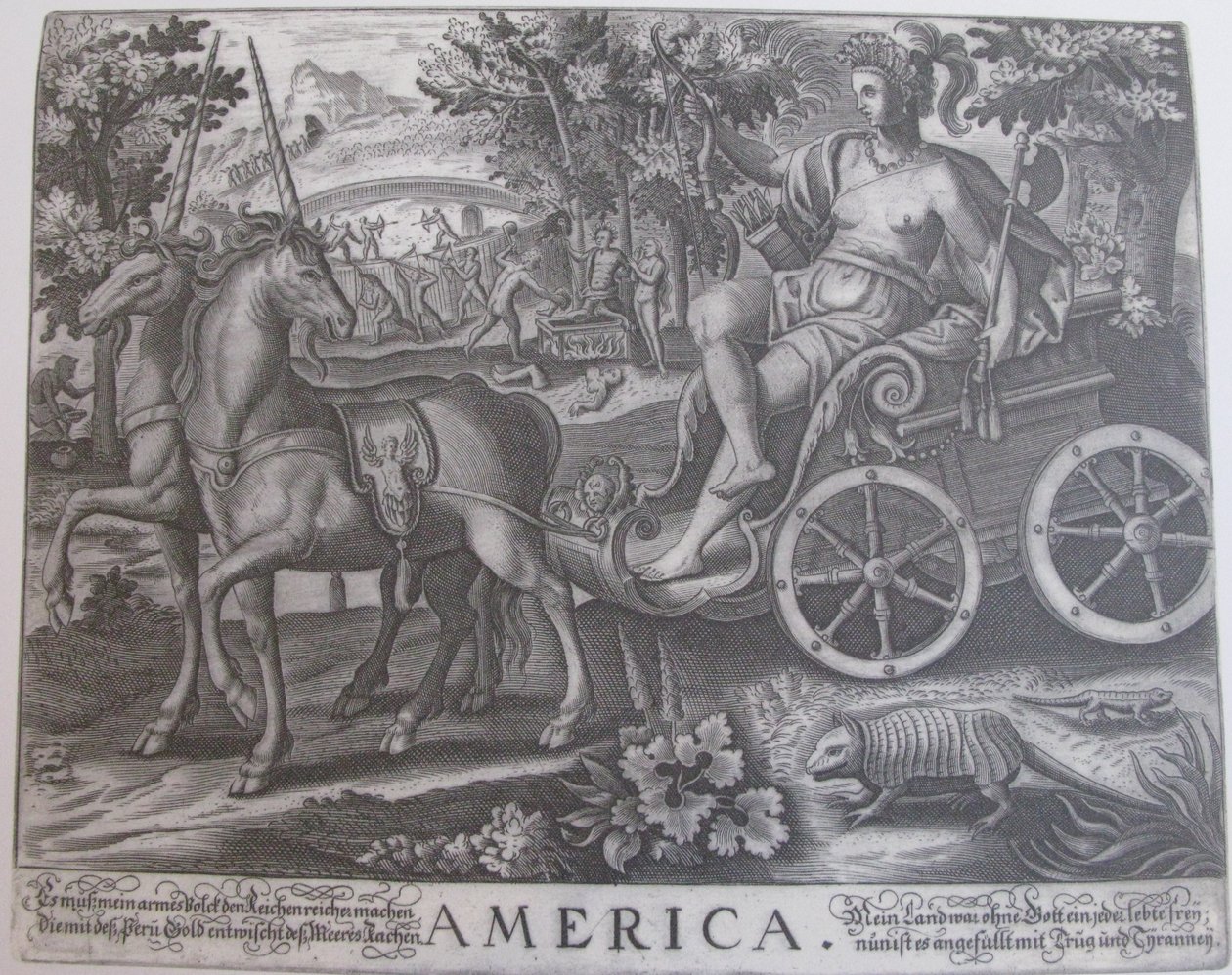 Amerika av Julius Goltzius