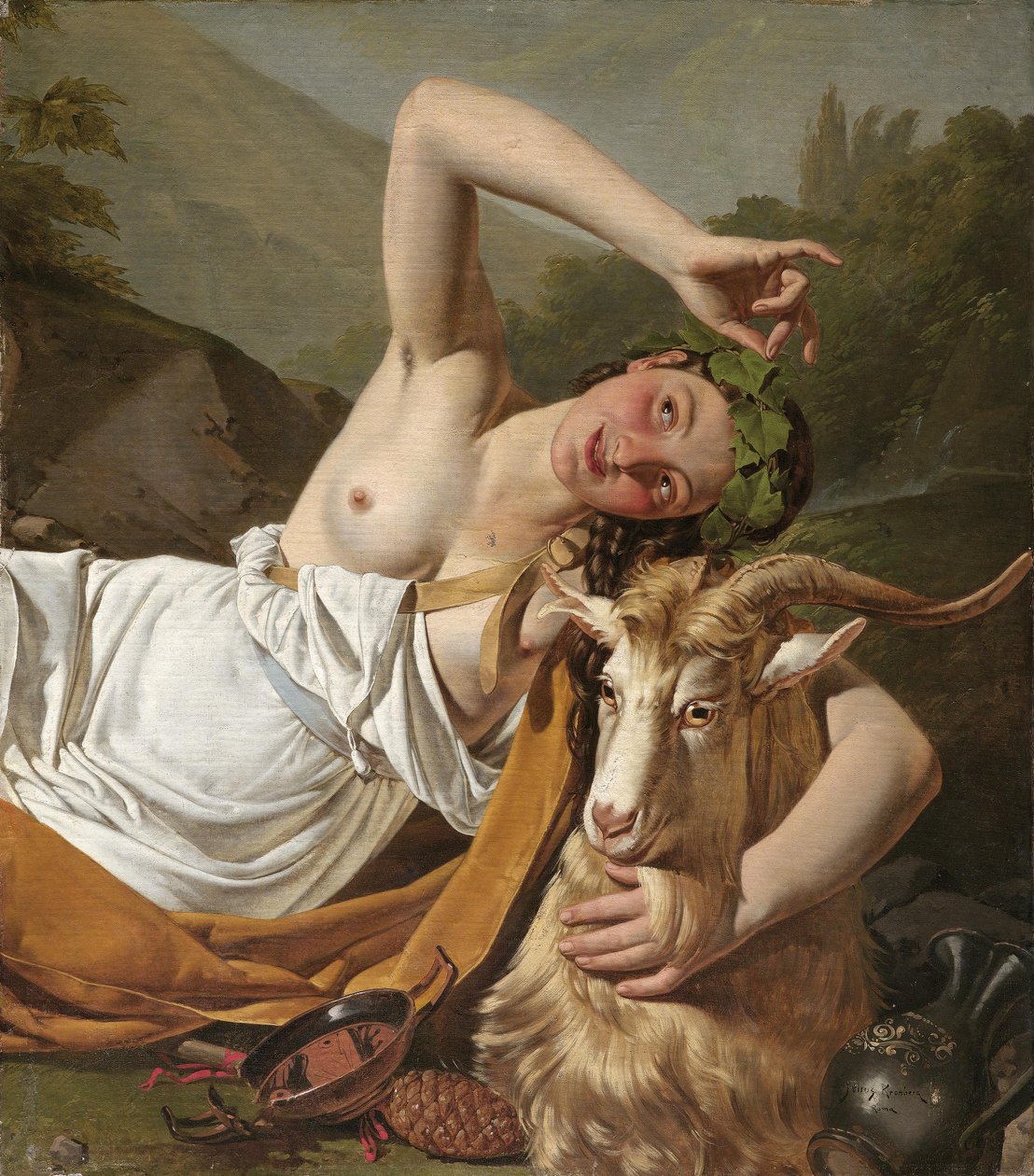 Bacchanal av Julius Kronberg