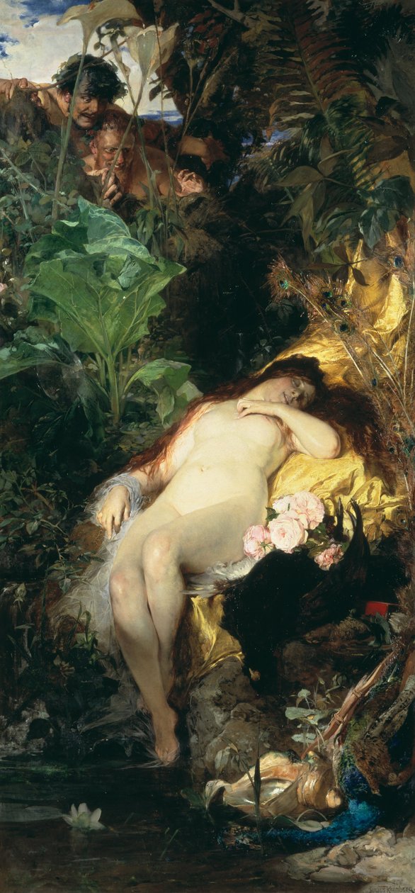 Nymfer och fauner av Julius Kronberg