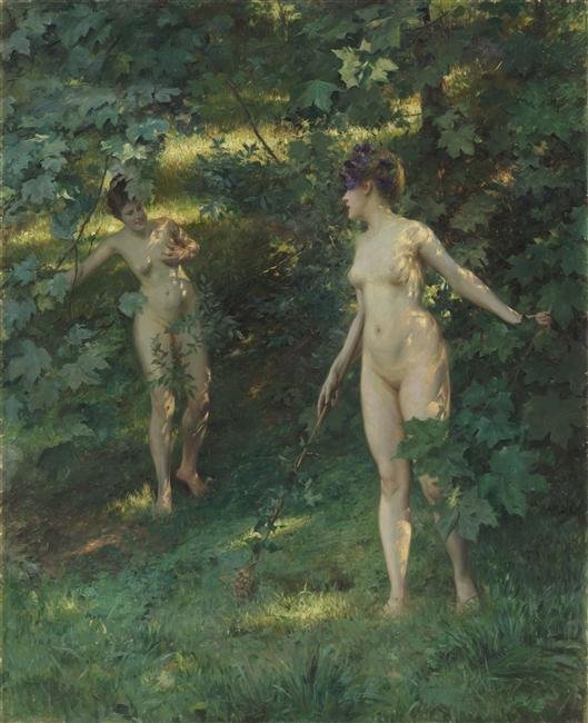 Nymphes de Nysa   av Julius Leblanc Stewart