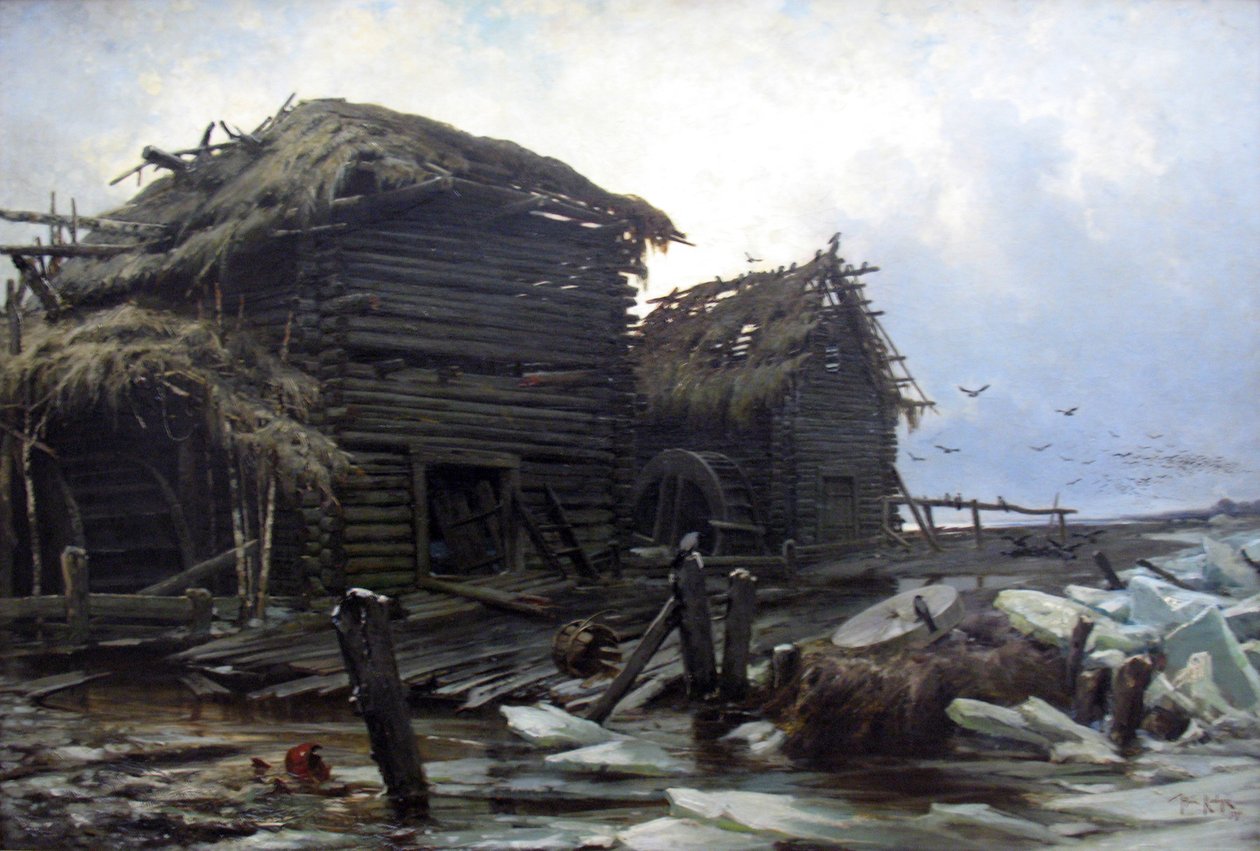  abandoned millnDeutsch: verlassene Muhlen:  n av Julius Sergius von Klever
