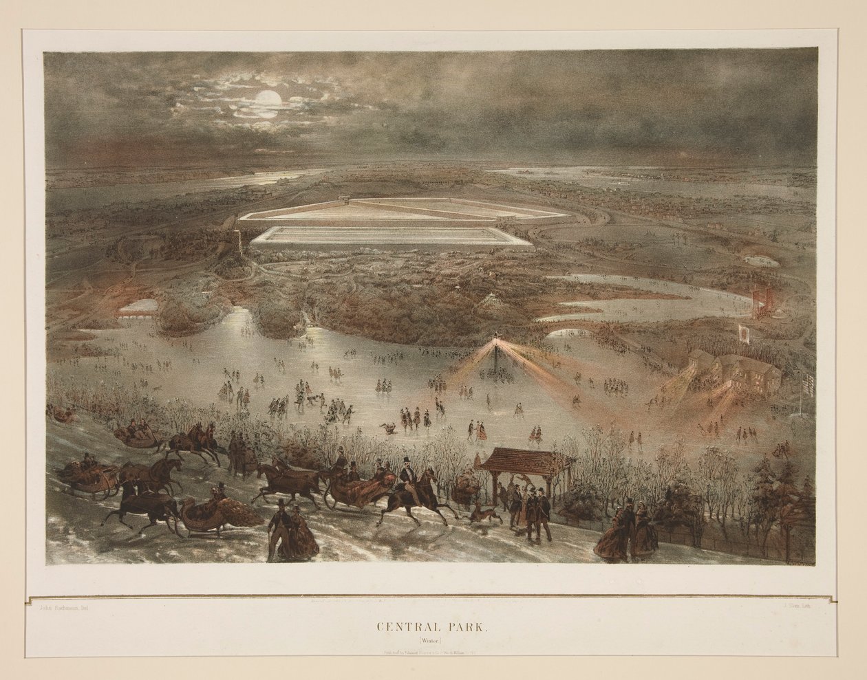 Central Park (vinter) av Julius Bien