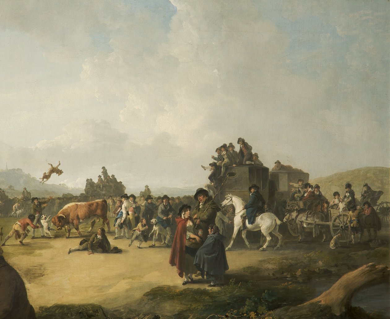 Tjurbete av Julius Caesar Ibbetson