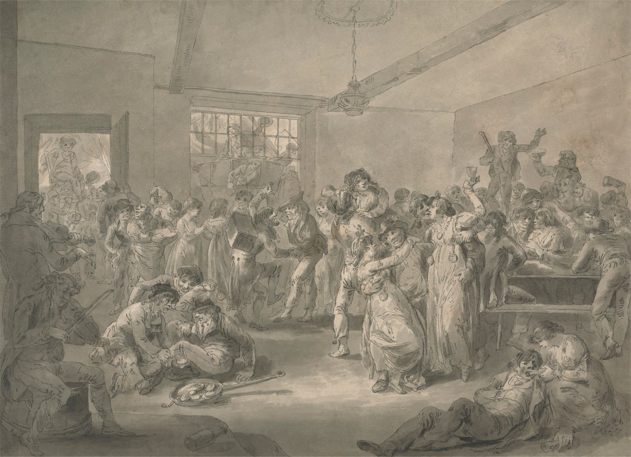 Sjömän som pyser och steker klockor av Julius Caesar Ibbetson