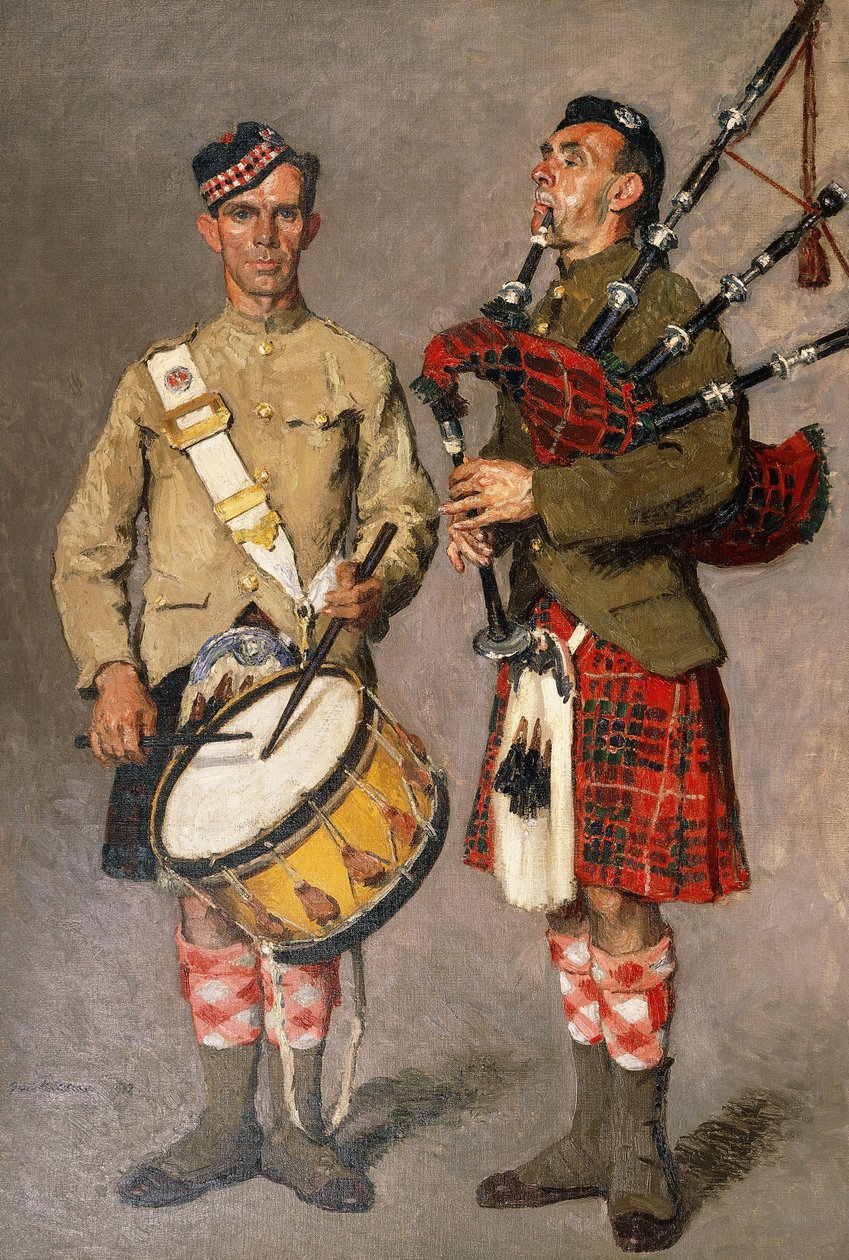 MacPherson och MacDonald av Julius Gari Melchers