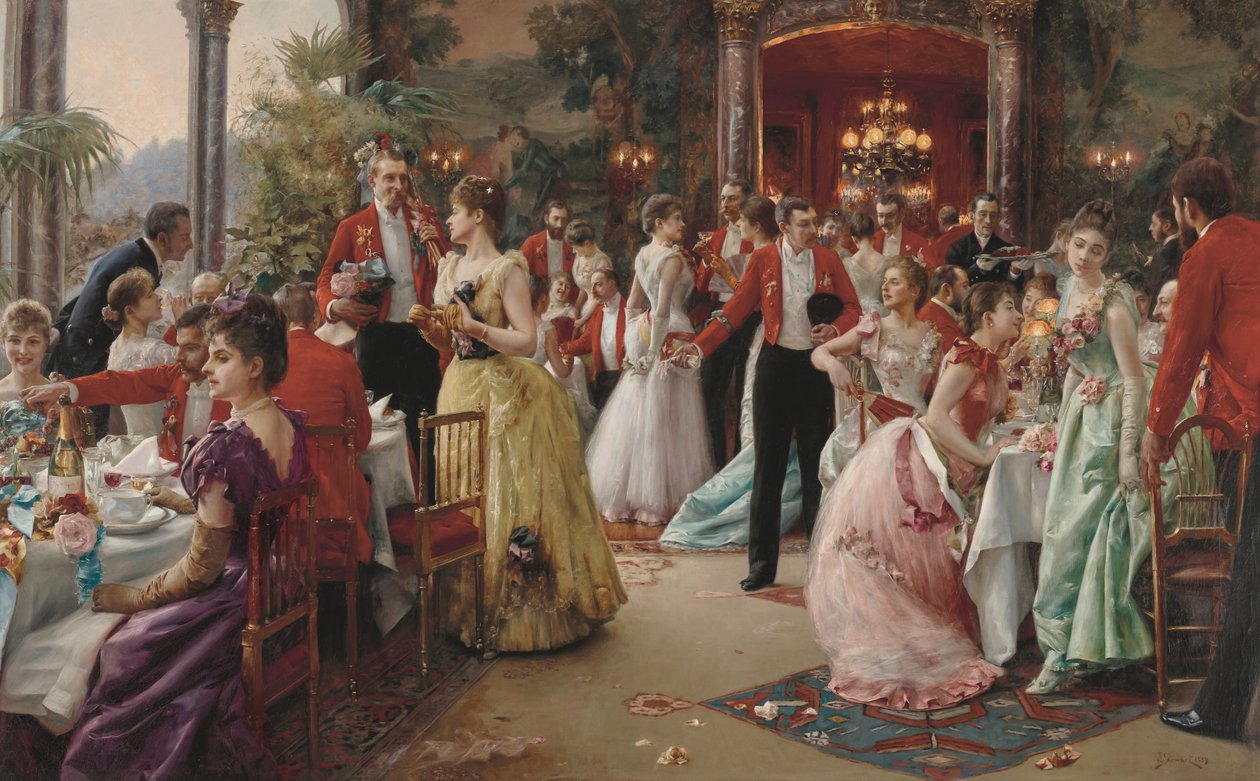 Jaktmåltiden av Julius Leblanc Stewart