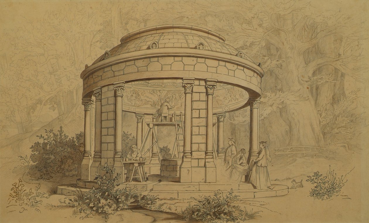 Melusines tempel av Julius Naue