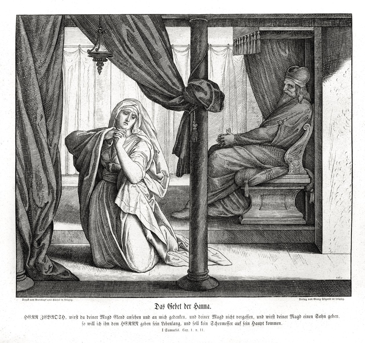 Hannas bön av Julius Schnorr von Carolsfeld