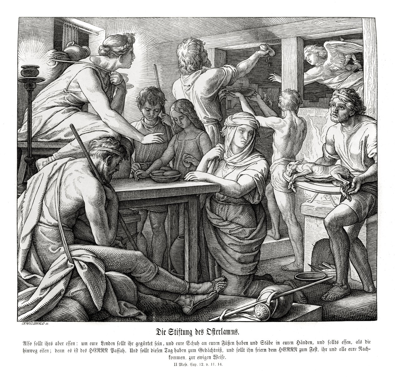Påsk, Exodus av Julius Schnorr von Carolsfeld