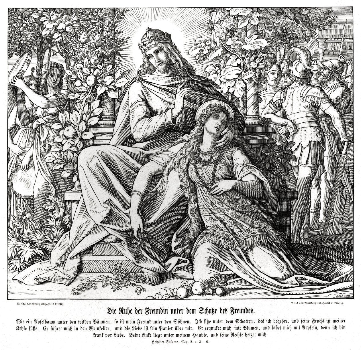Salomos sång av Julius Schnorr von Carolsfeld
