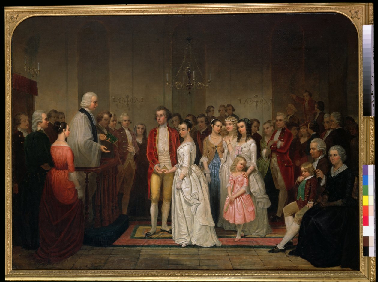 Washingtons äktenskap av Junius Brutus Stearns