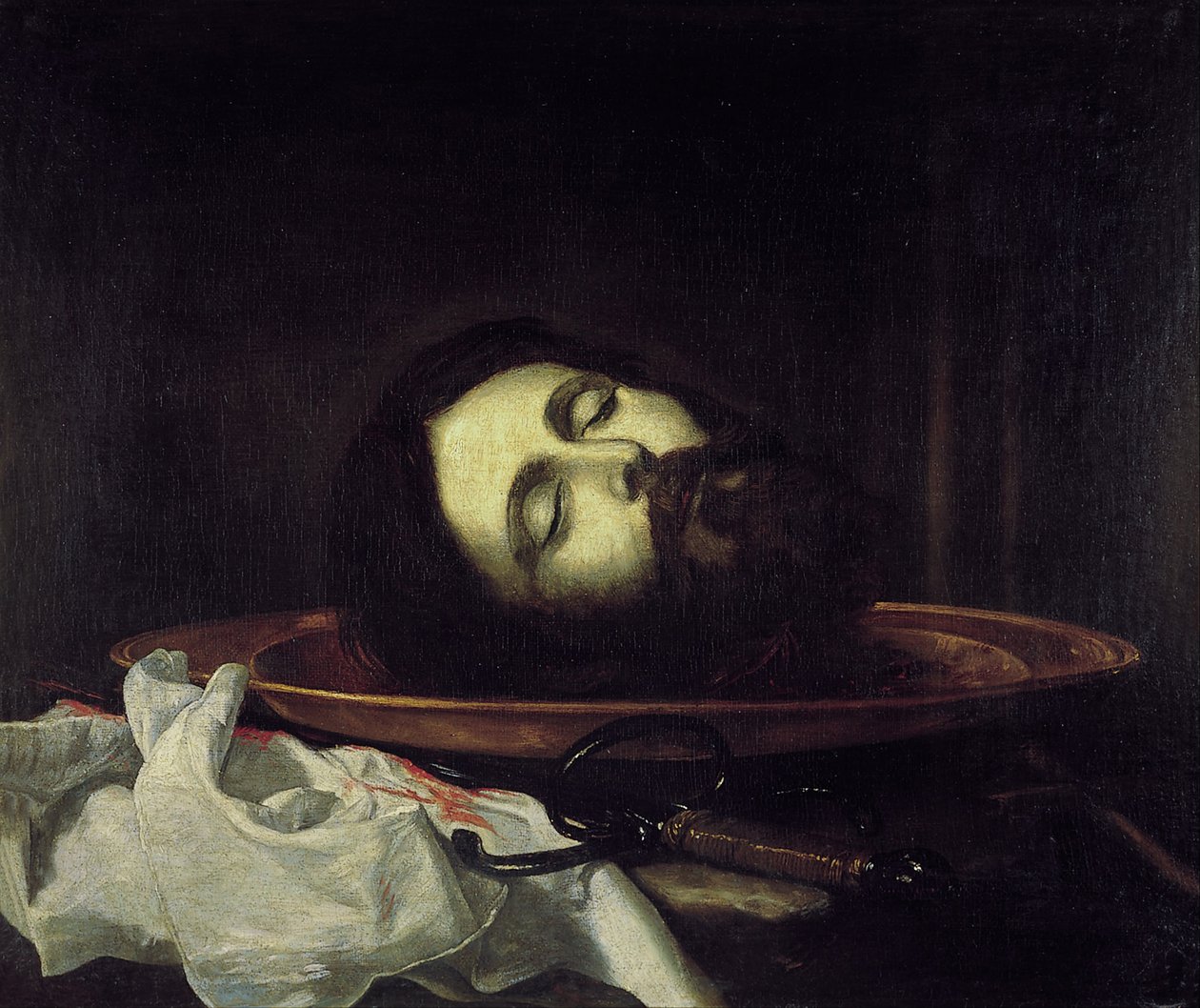 Huvudman för San Juan Bautista av Jusepe de Ribera